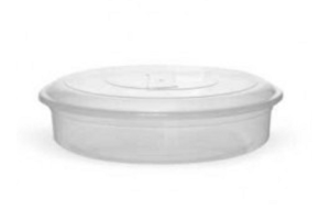 CAIXA ORGANIZADORA REDONDA 3,5L TRANSPARENTE REF-6889