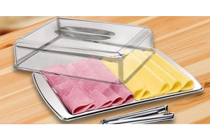 PORTA FRIOS INOX TAMPA PLASTICA 27CM REF-CK4122