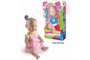 BONECA SAPEKINHA NEGRA PRIMEIROS SONS REF-497