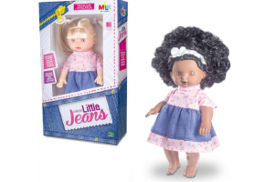 BONECA COLEC AO LITILE JEA NS NEGRA REF-324