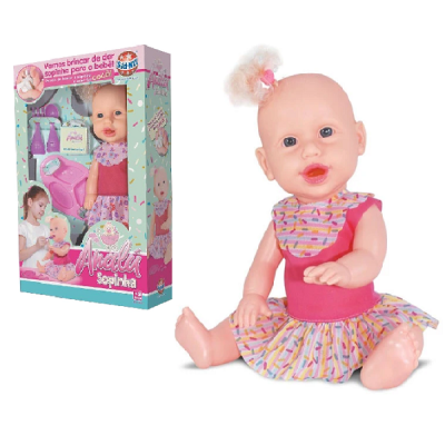 BONECA ANALU SOPINHA REF-1272