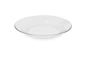 PRATO FUNDO TRANSPARENTE 22CM REF-24196 / SP909