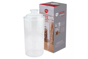 POTE LOCK REDONDO LISO 1,2 L 10,5CM X 22CM REF- CK4347