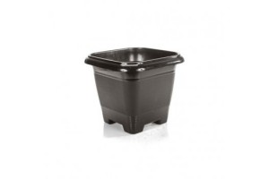 VASO QUADRADO PRETO 4,6 L REF-1333