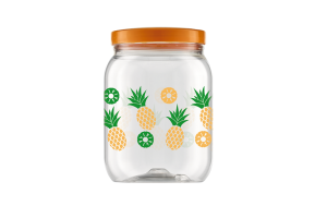 POTE PET TR 1,000ML ABACAXIS REF-6650011D REF-5166