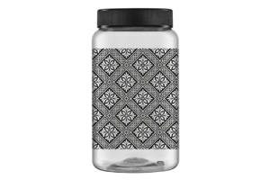 POTE PET TR 1,450ML PERSA PRETO ST REF-3450081D REF-3421