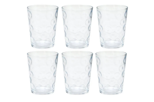 COPO DE VIDRO MARI 180ML C/6 PCS REF-LGGI001