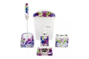 KIT PARA BANHEIRO EM ACRILICO REF-CK1337