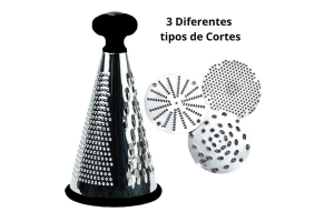 RALADOR 3 FACES 21CM VERMELHO 72CM REF-12933