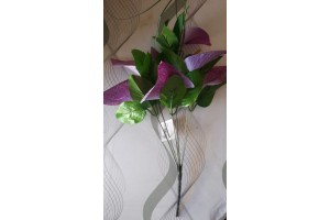 B. COPO DE LEITE CRAQUEADO X7 LAVANDA 35CM REF-09027006