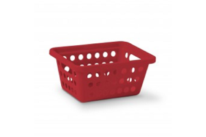 CESTA NR 1 CROMO COLOR VERMELHO REF-355-5