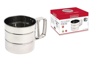 POLVILHADOR PENEIRA INOX 250G REF-POLV001