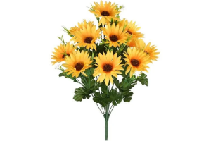 BQ GERBERA X12 CETIM AMARELO REF-46460005
