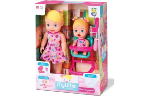 BONECA MY LITTLE COLLECTION HORA DA PAPINHA 2 BONECA REF-8029