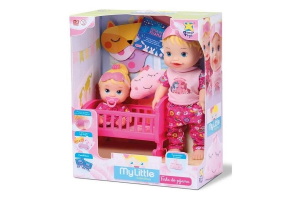 BONECA MY LITTLE COLLECTION BRINCANDO DE PIJAMA REF-8030