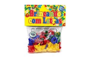 BRINQUEDO C/LETRAS 62 PÇS PAIS E FILHOS RF4744
