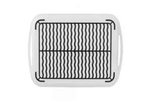 BANDEJA ANTIDERRAPANTE PLASTICO 38X28,5CM REF-CK5237