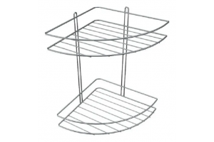 PORTA SHAMPOO CANTO DUPLO EM ARAMADO REF-682