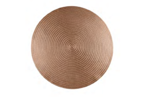 LUGAR AMERICANO DE PLASTICO FRESNO METALIZADO ROSE 38CM REF-7054