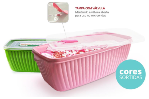 POTE RETANGULAR MINI 1L REF-993