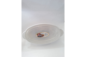 SALADEIRA OVAL 1,5 LT C/TAMPA REF-1097