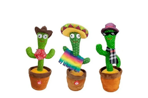 CAQUITO DANÇANTE/FALANTE REPETE A FALA, TOCA